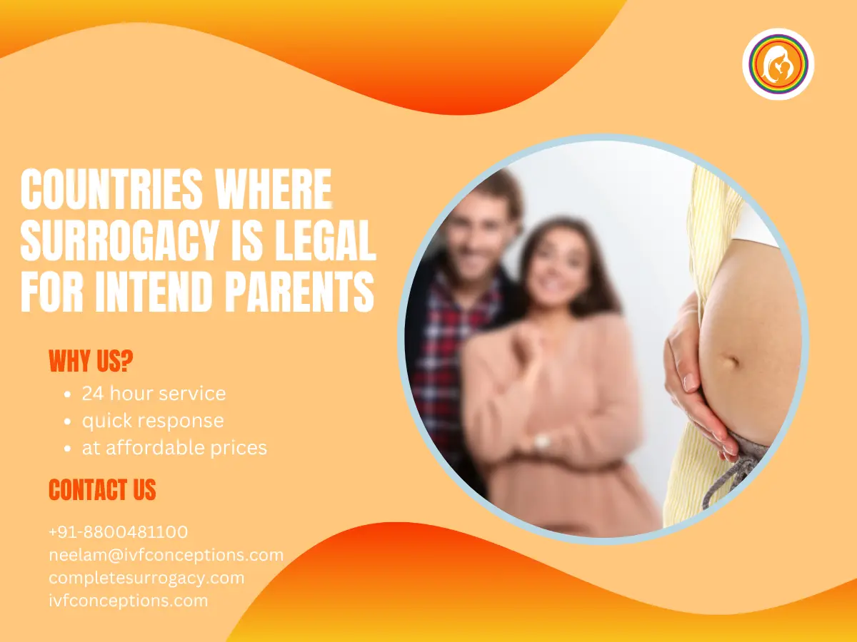 Countries Where Surrogacy is Legal for Intend Parents