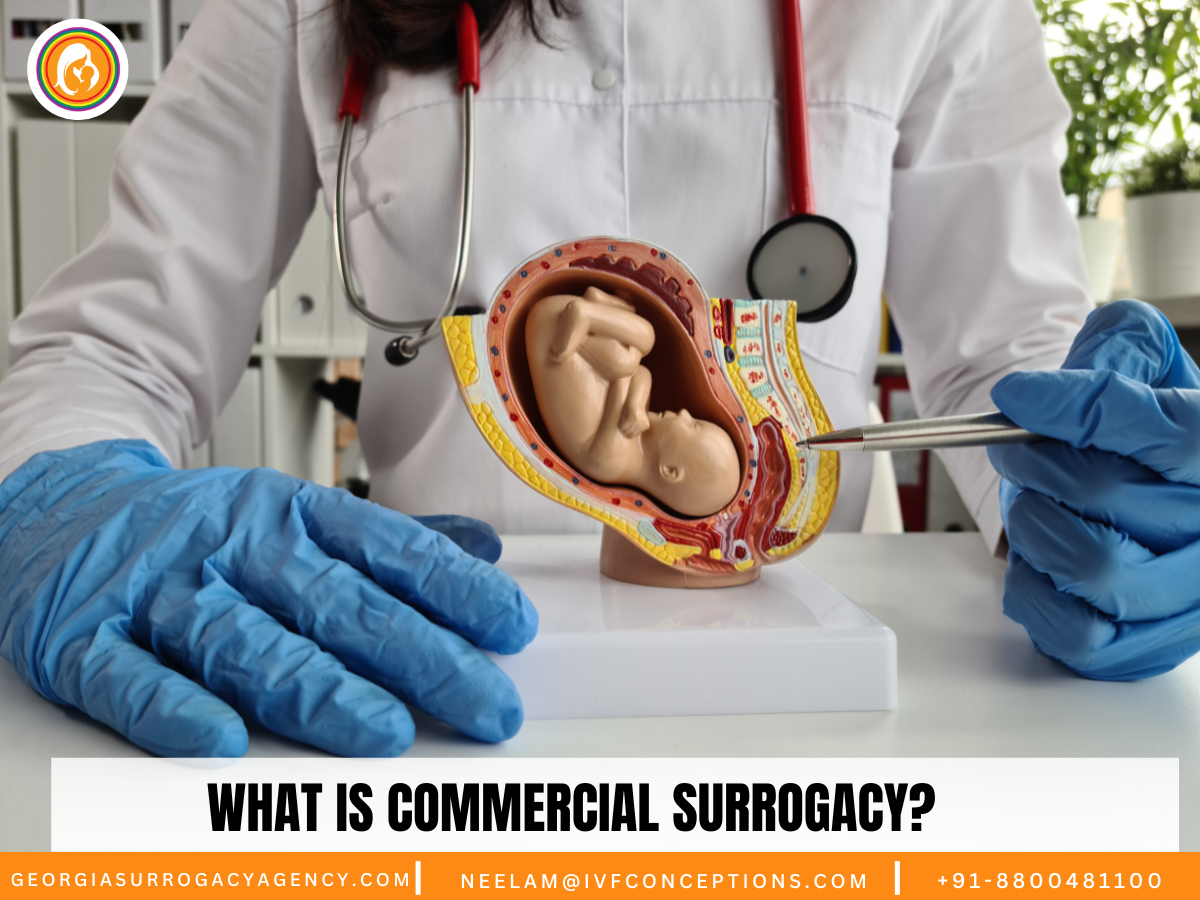 What is commercial surrogacy?