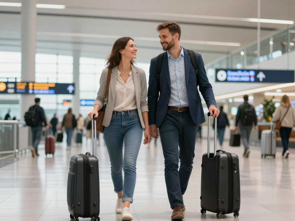 International intended parents arriving in Tbilisi Georgia for surrogacy program