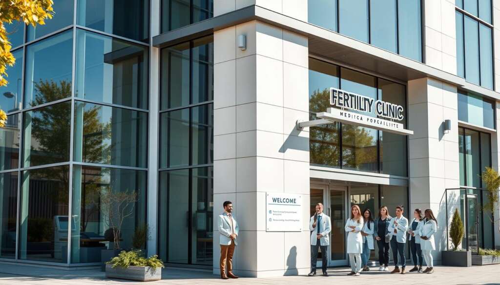 IVFConceptions fertility clinic modern facility exterior and team