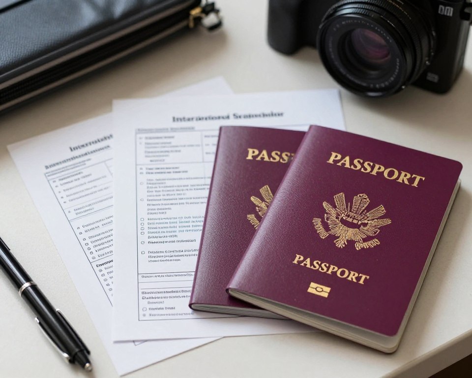 International passport and travel documents