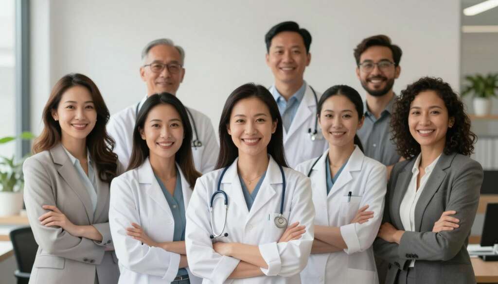 Professional surrogacy consultation team