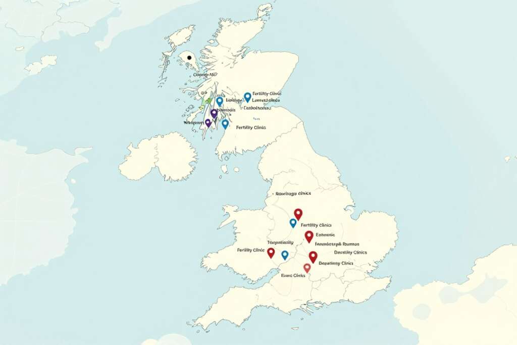 UK map showing regional surrogacy considerations