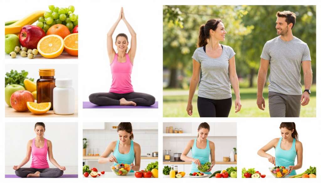 Healthy lifestyle choices supporting IVF success