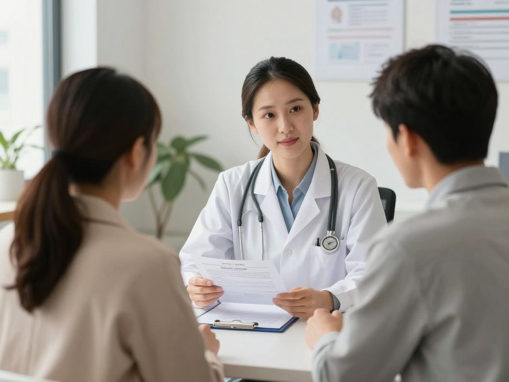 Medical consultation about pregnancy after miscarriage